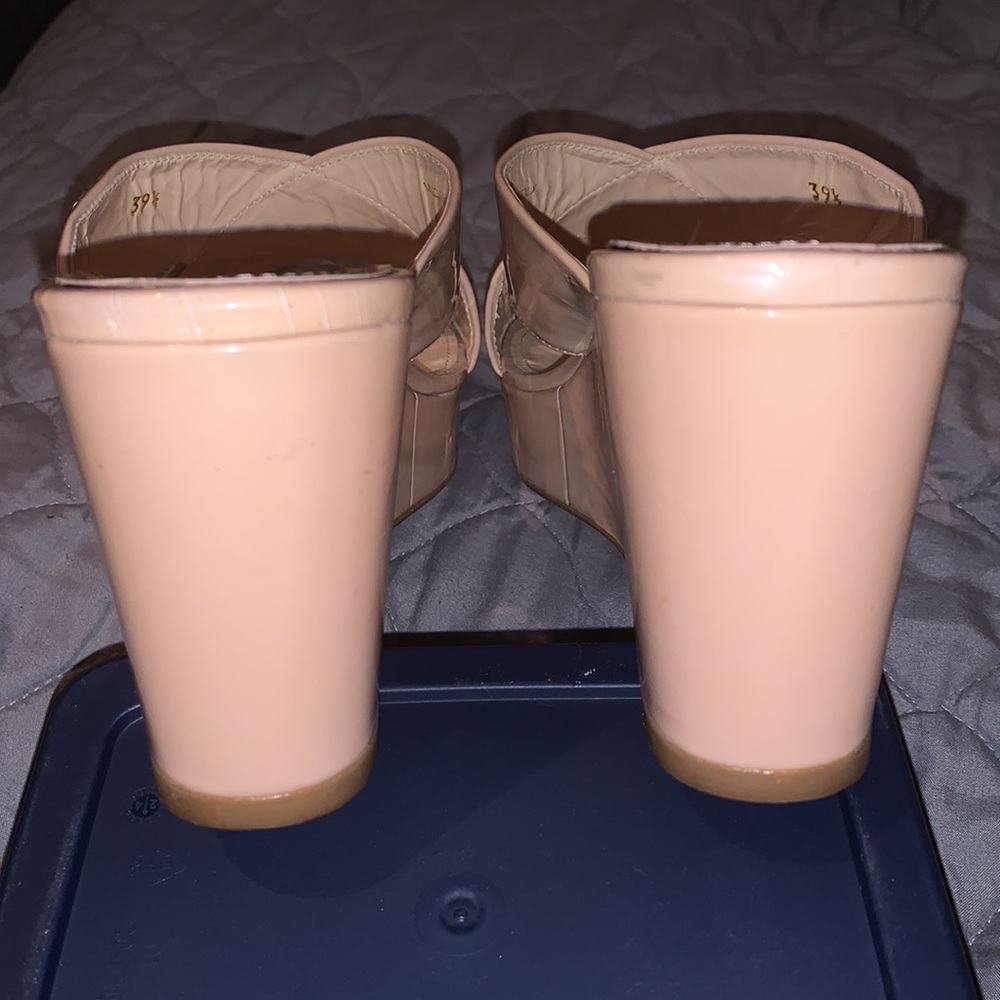 PRADA Wedge Sandal ~ Nude - Picture 10 of 17